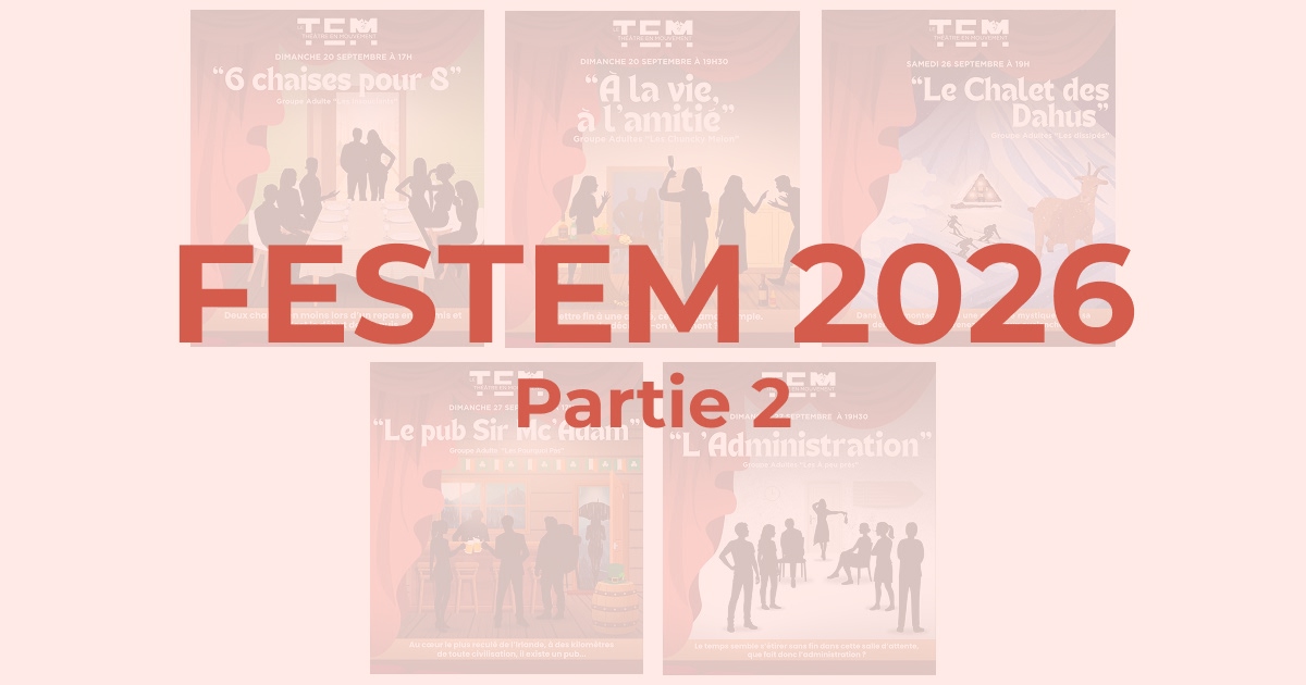 Festival de rentrée TEM : 5 pièces originales à découvrir à Croix en septembre 2026 !